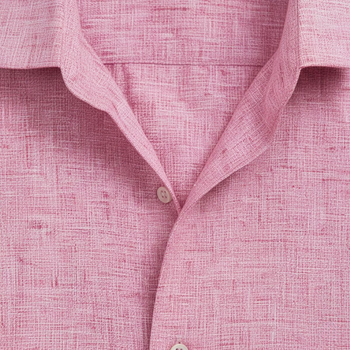 Axel | Men's Linen Shirt Gray Short Sleeve Button Up