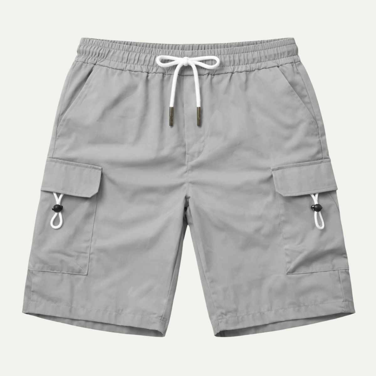 Max | Men's Cargo Shorts Gray Utility Drawstring