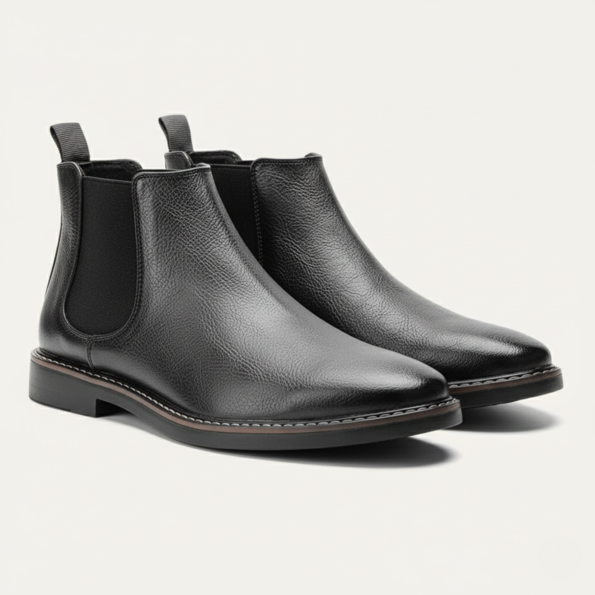 Bram | Men's Leather Chelsea Boots Brown
