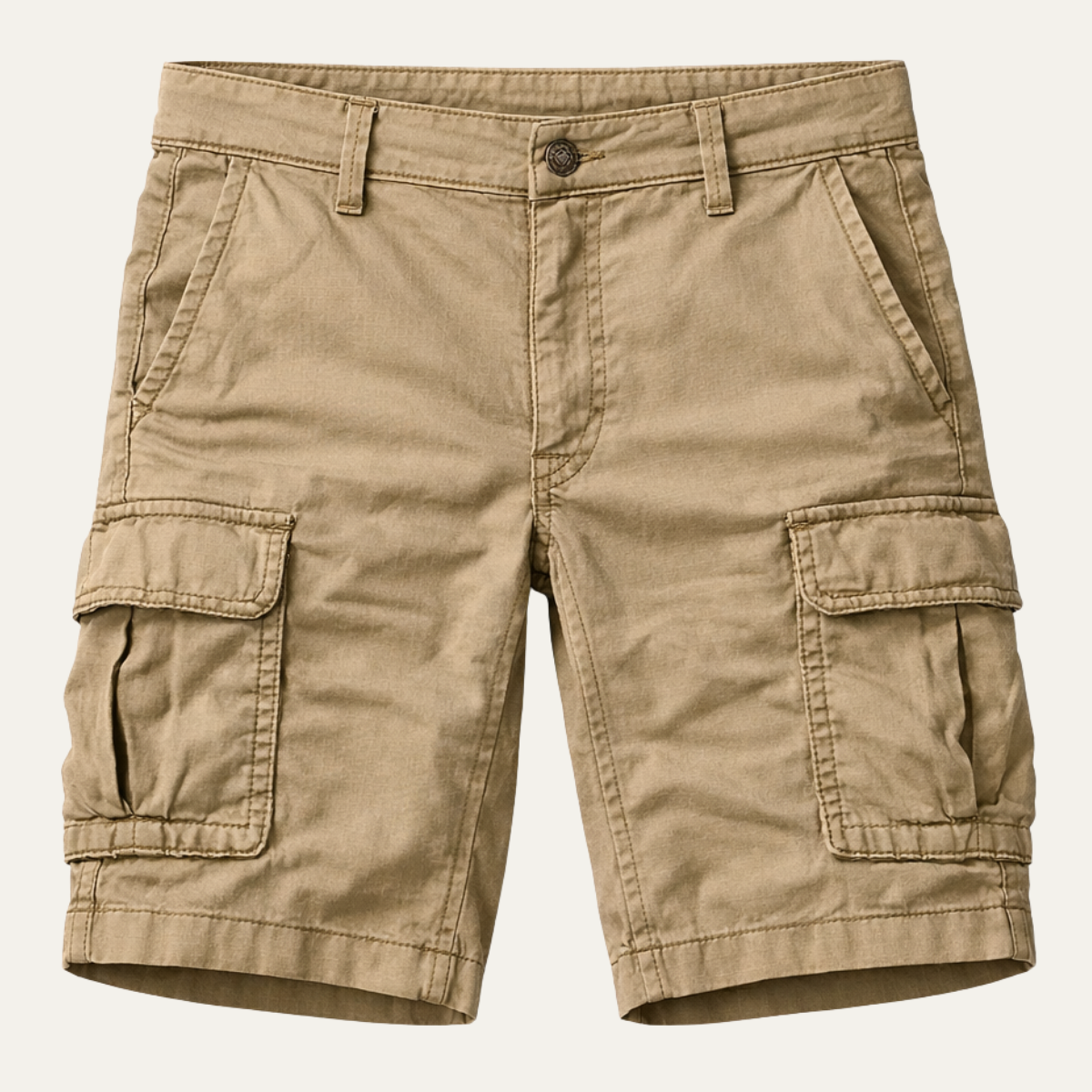 Nash | Men's Cargo Shorts Khaki With Pockets