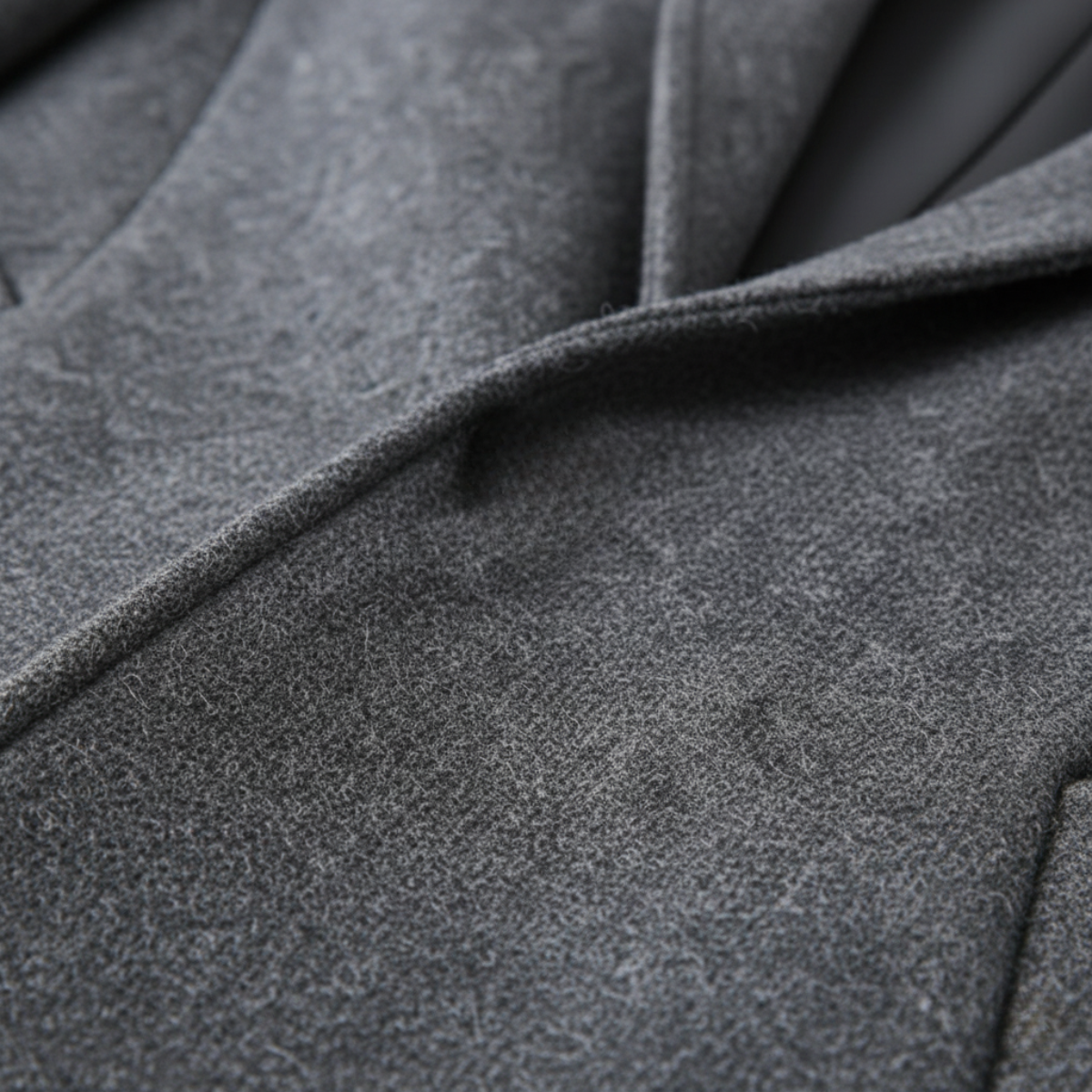 Voss | Men's Casual Wool Blazer Gray Long Tailored