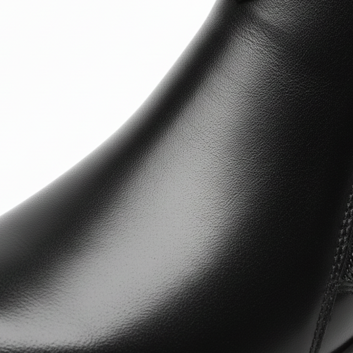 Kade | Men's Pointed Toe Leather Chelsea Boots Black