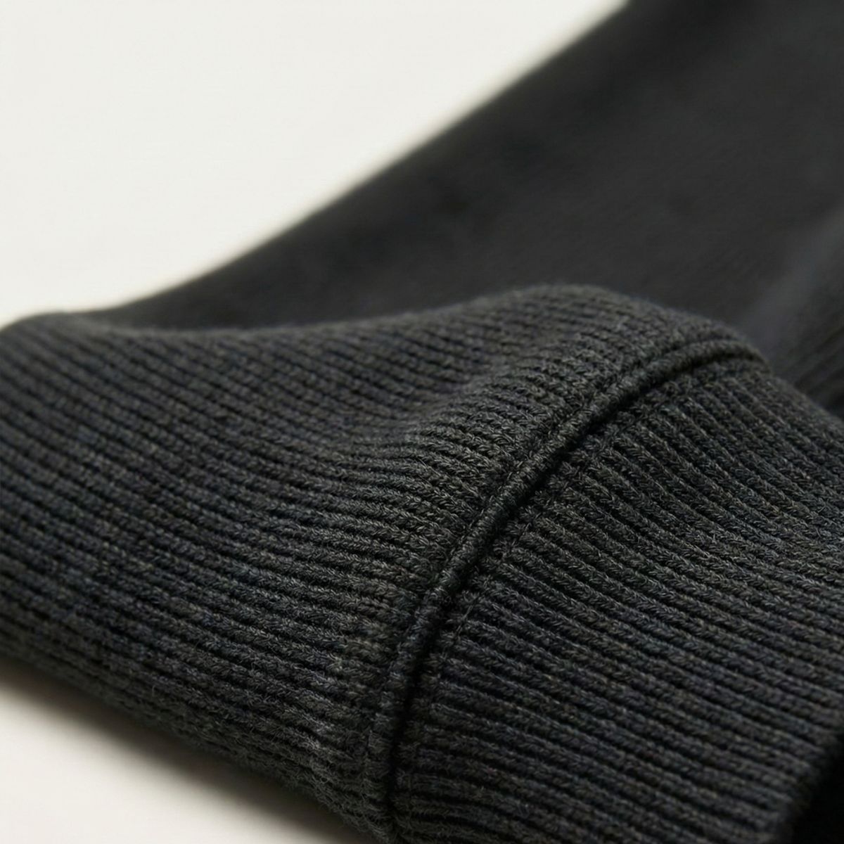 Ash | Men's Button Mock Neck Sweater Charcoal