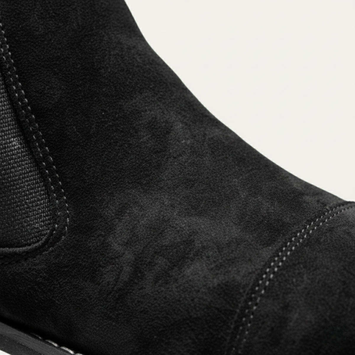 Hugo | Men's Chelsea Slip On Suede Boot Black