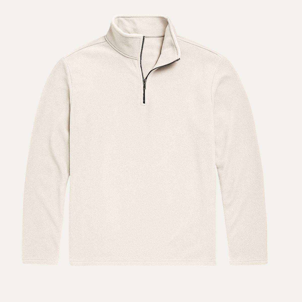 Bram | Men's Quarter Zip Sweater Green Fleece