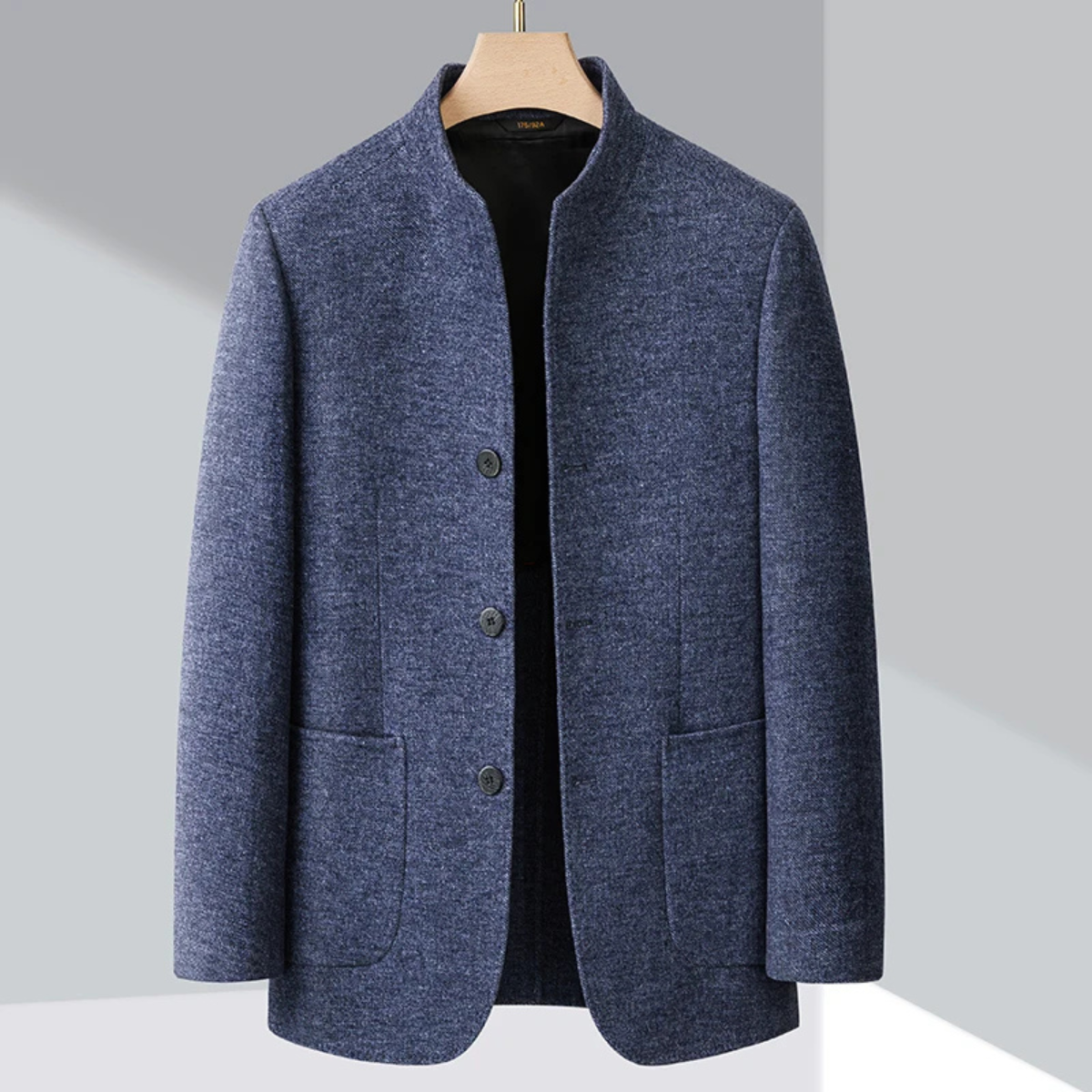 Rowan | Men's Casual Wool Blazer Gray Button Up