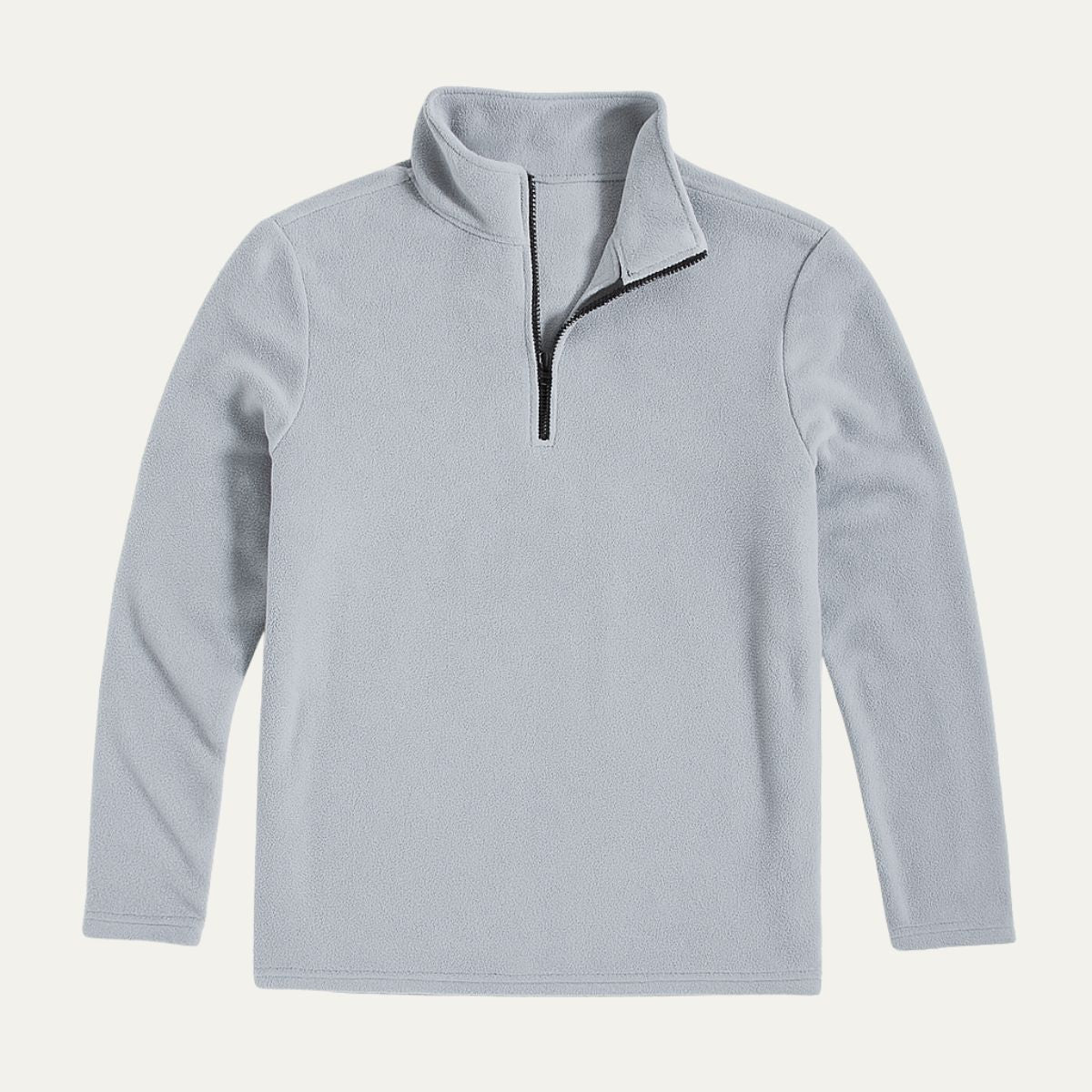 Bram | Men's Quarter Zip Sweater Green Fleece