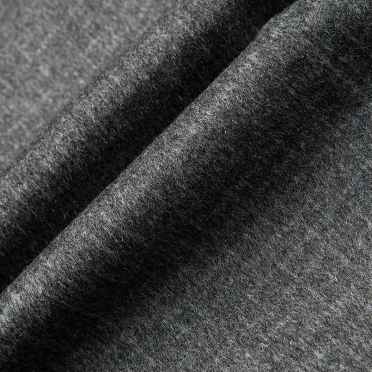 Otto | Men's Wool Overcoat Gray Button Front