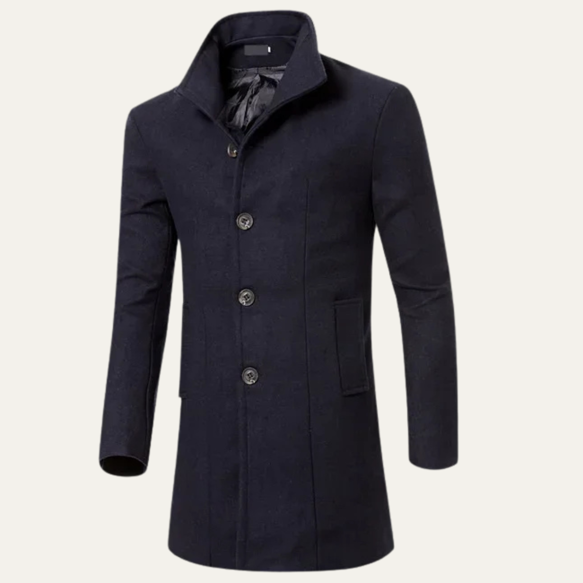 Blake | Men's Smart Casual Wool Blend Overcoat Gray