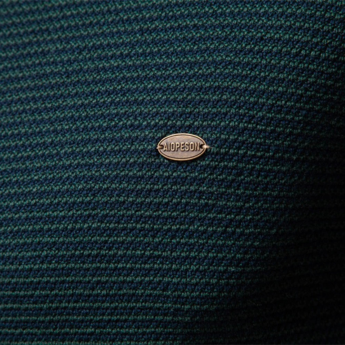 Nash | Men's Quarter Zip Sweater Navy Teal Color Block Knit