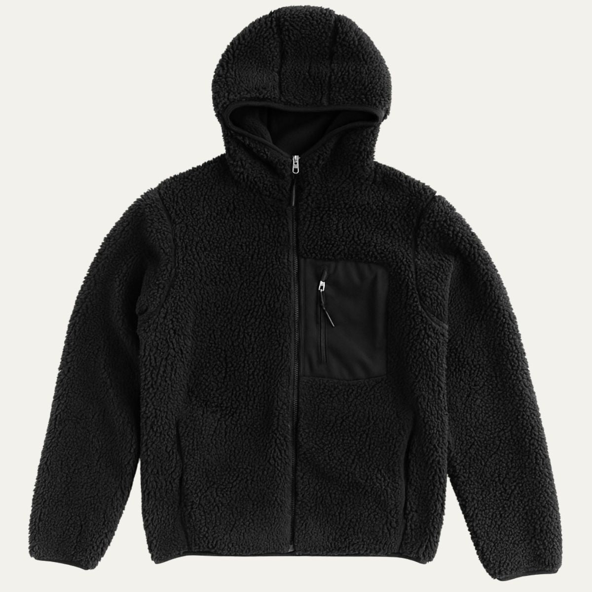 Voss | Men's Fleece Lined Wool Jacket Cream