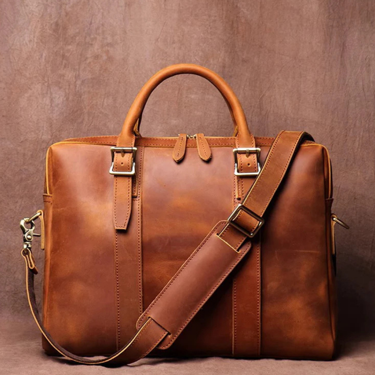 Villefranche vintage leather bag