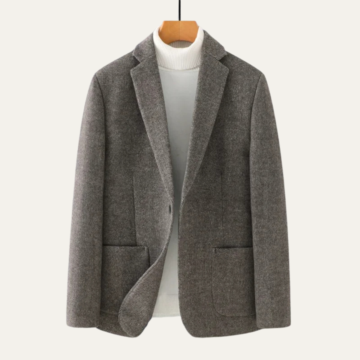 Callum | Men's Casual Blazer Gray Wool Blend