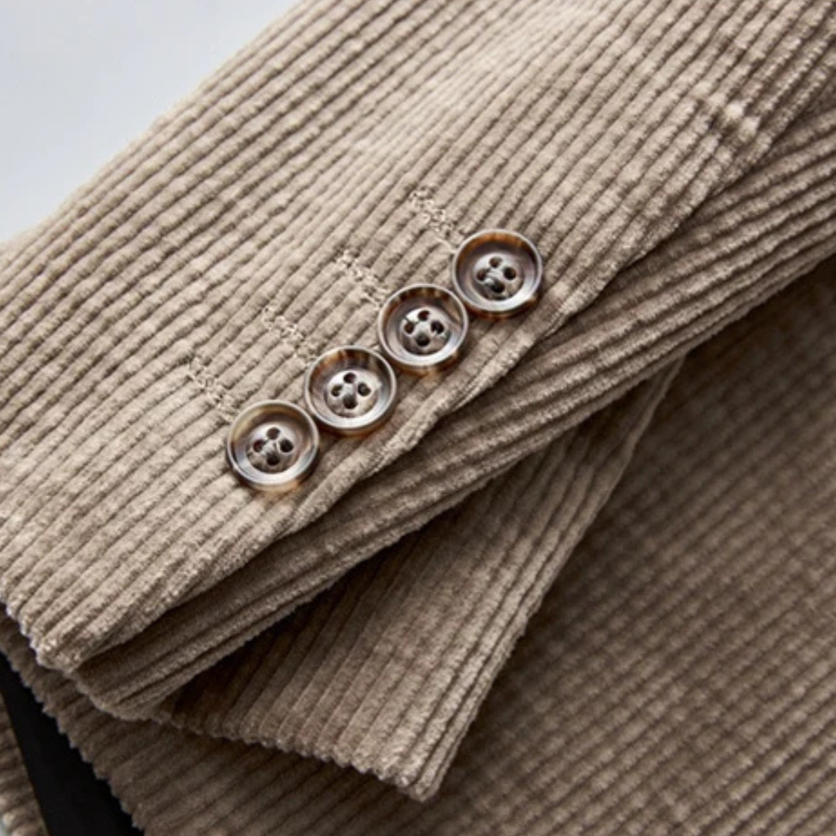 Beau | Men's Casual Corduroy Blazer Beige