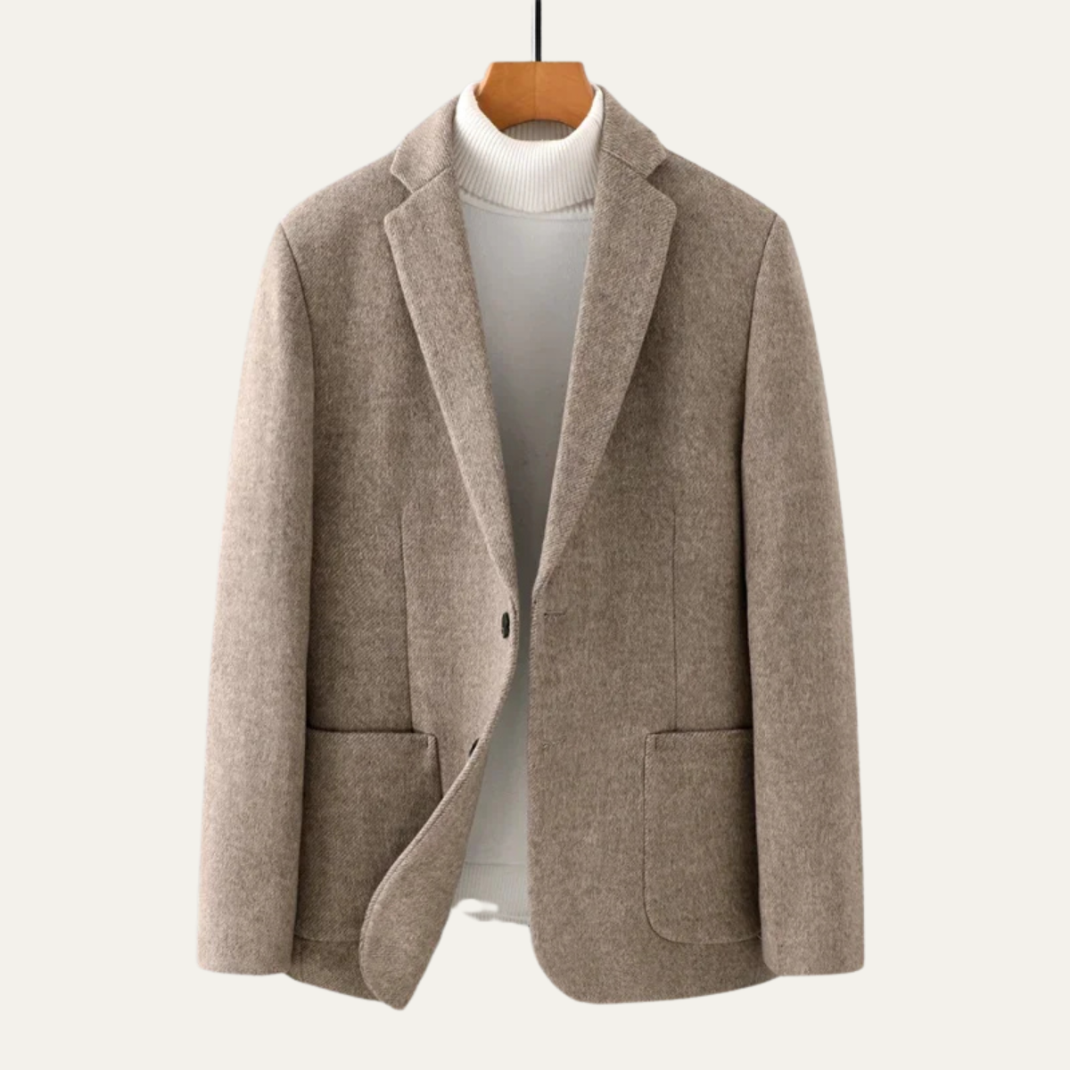 Callum | Men's Casual Blazer Gray Wool Blend