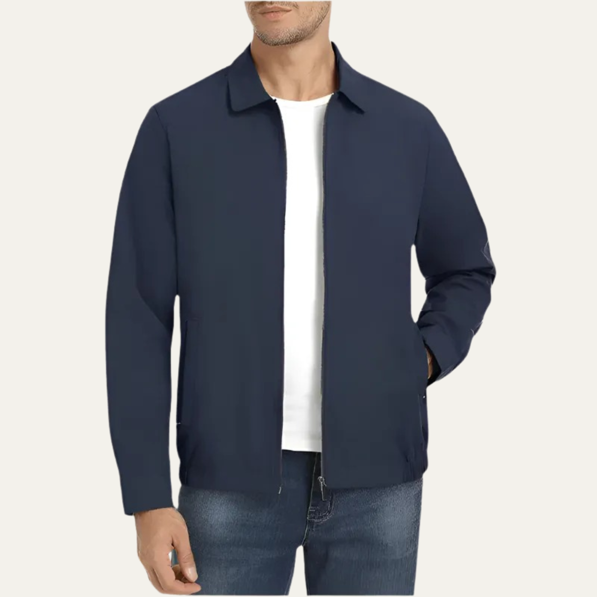Axel | Men's Lightweight Casual Bomber Jacket Gray