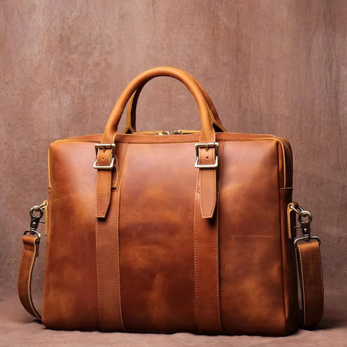 Villefranche vintage leather bag