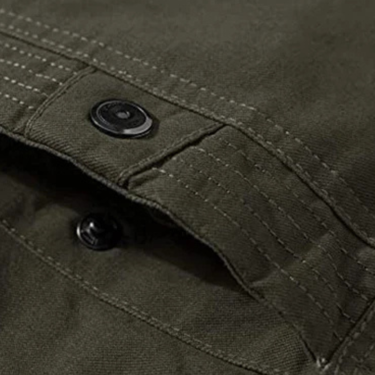 Blake | Men's Utility Jacket Olive Green Fleece Lined