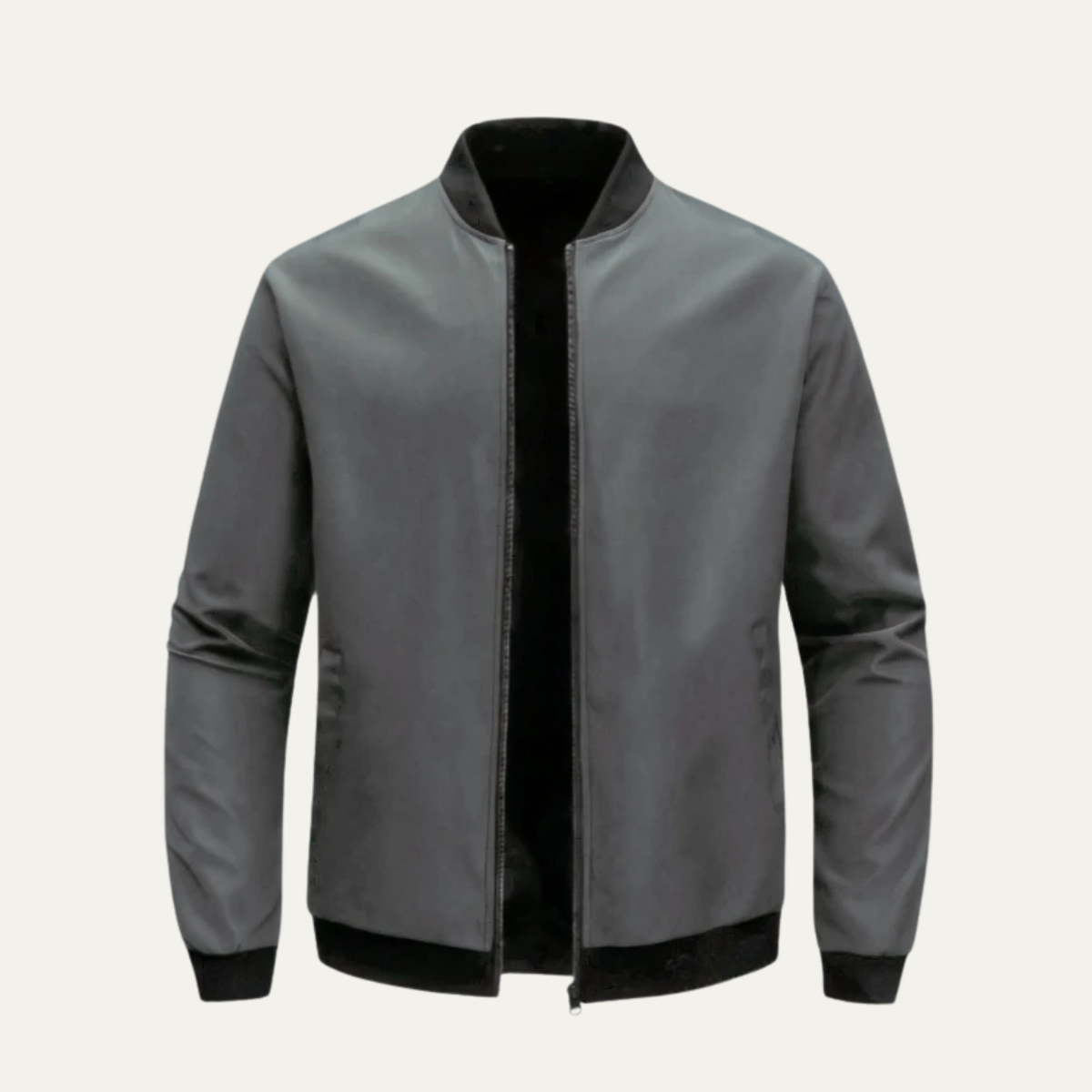 Harlow | Men's Lightweight Bomber Jacket Black