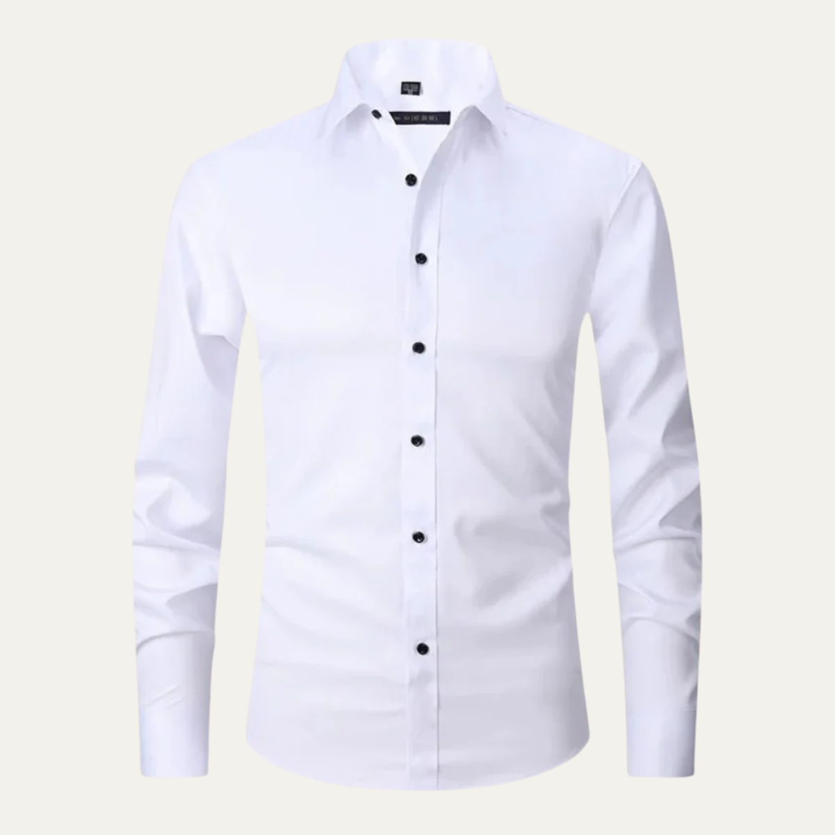 Bram | Men's Navy Button Up Dress Shirt Long Sleeve