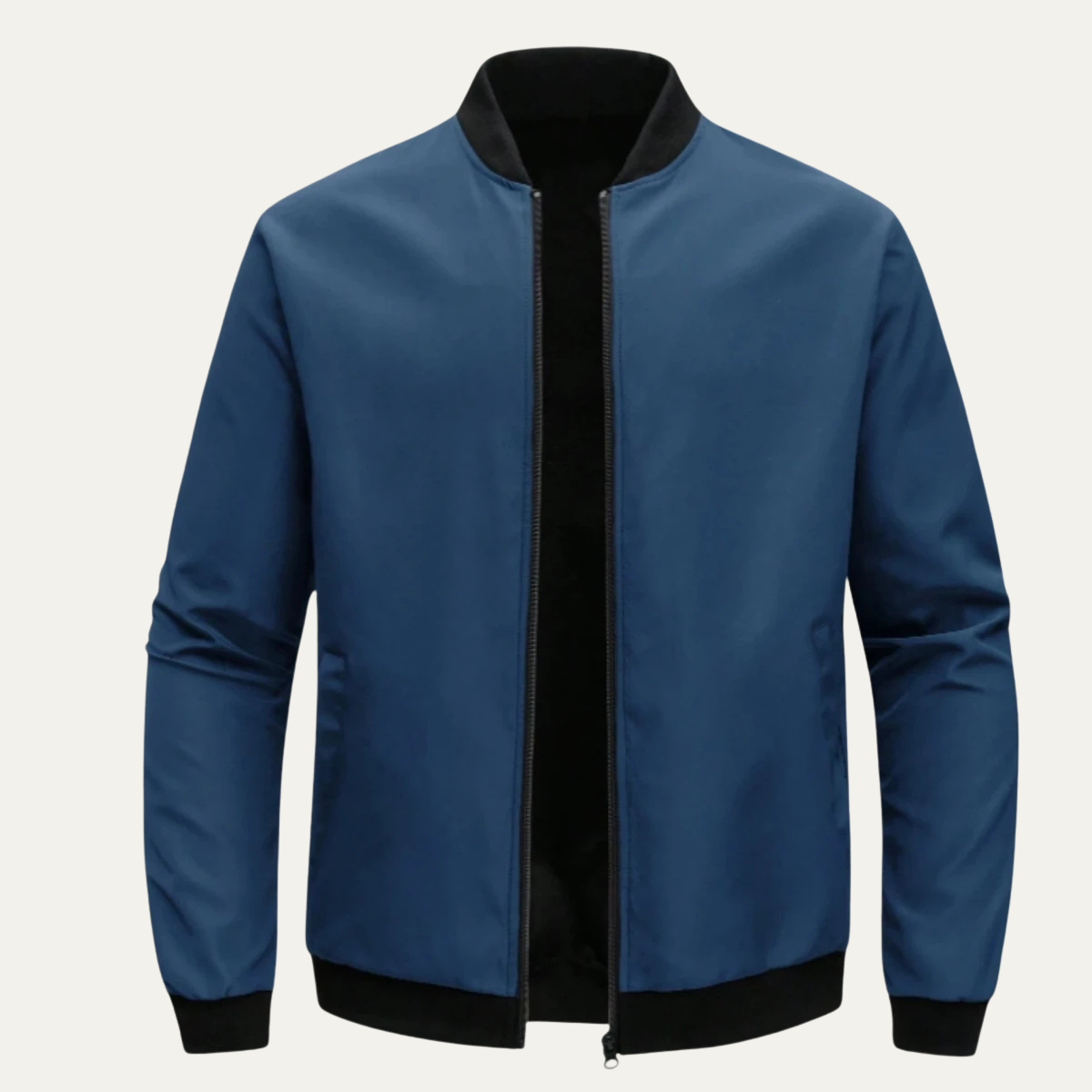Harlow | Men's Lightweight Bomber Jacket Black