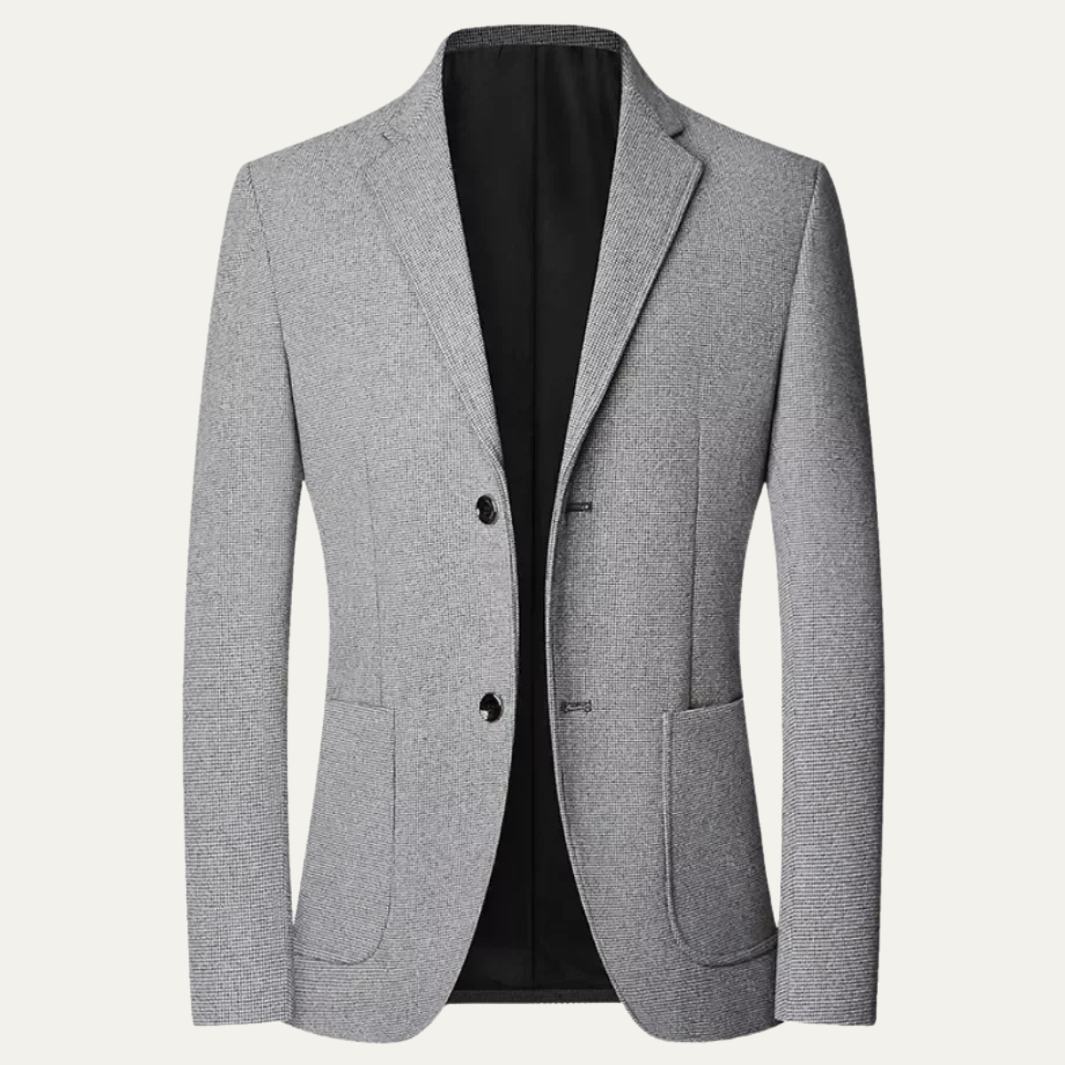 Voss | Men's Smart Casual Blazer Taupe Single Breasted
