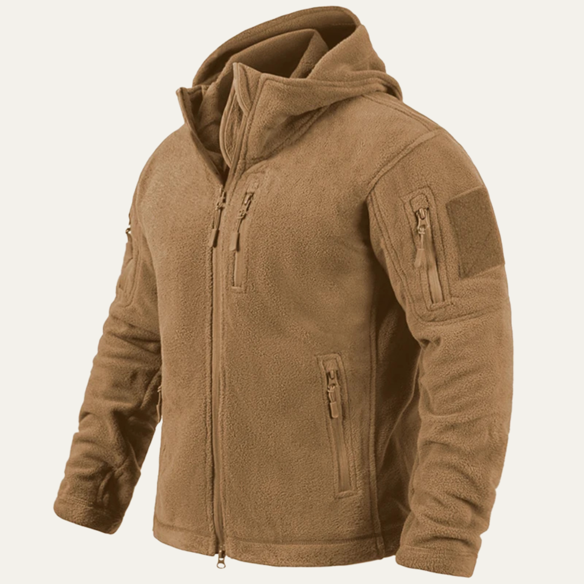 Vance | Men's Fleece Jacket Navy Hooded Tactical