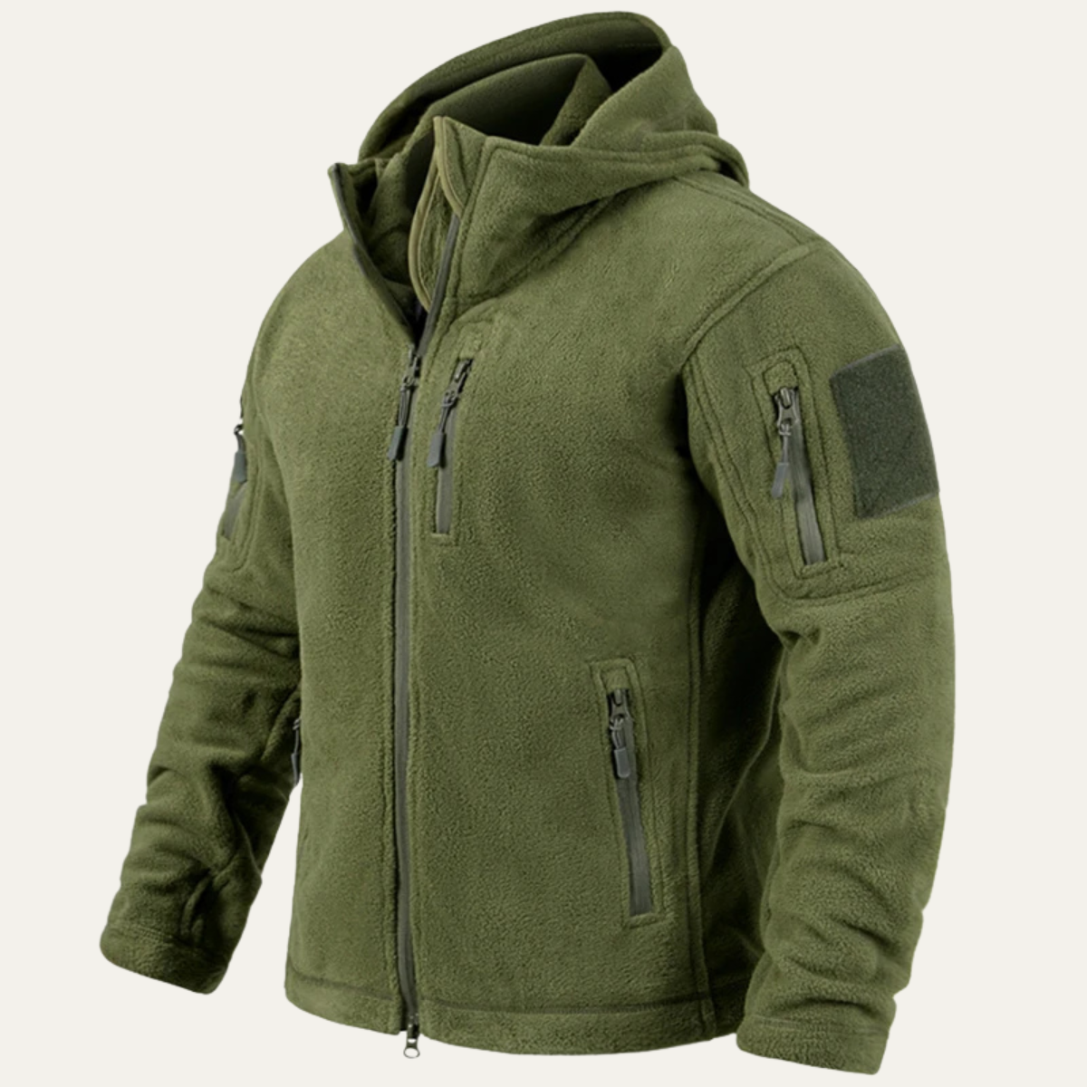 Vance | Men's Fleece Jacket Navy Hooded Tactical