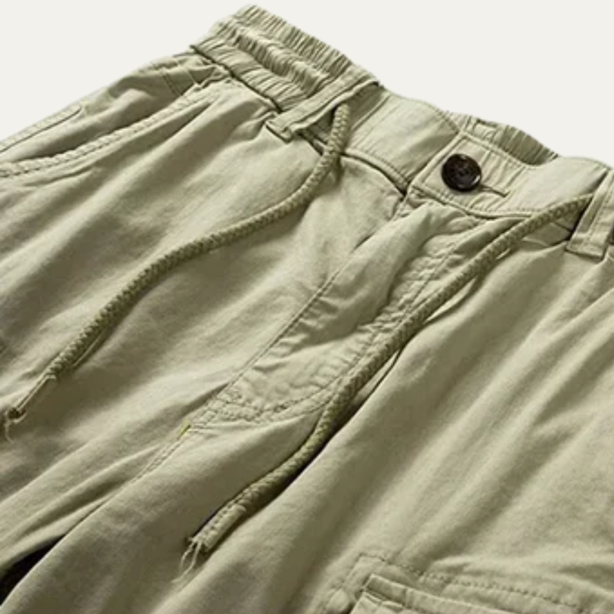 Callum | Men's Cargo Shorts Khaki Multiple Pockets