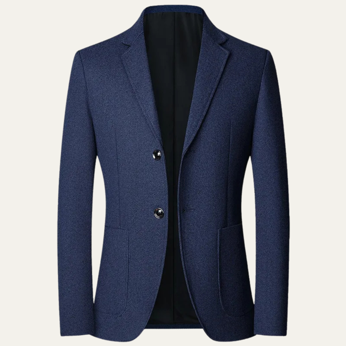 Jasper | Men's Smart Casual Blazer Navy Wool