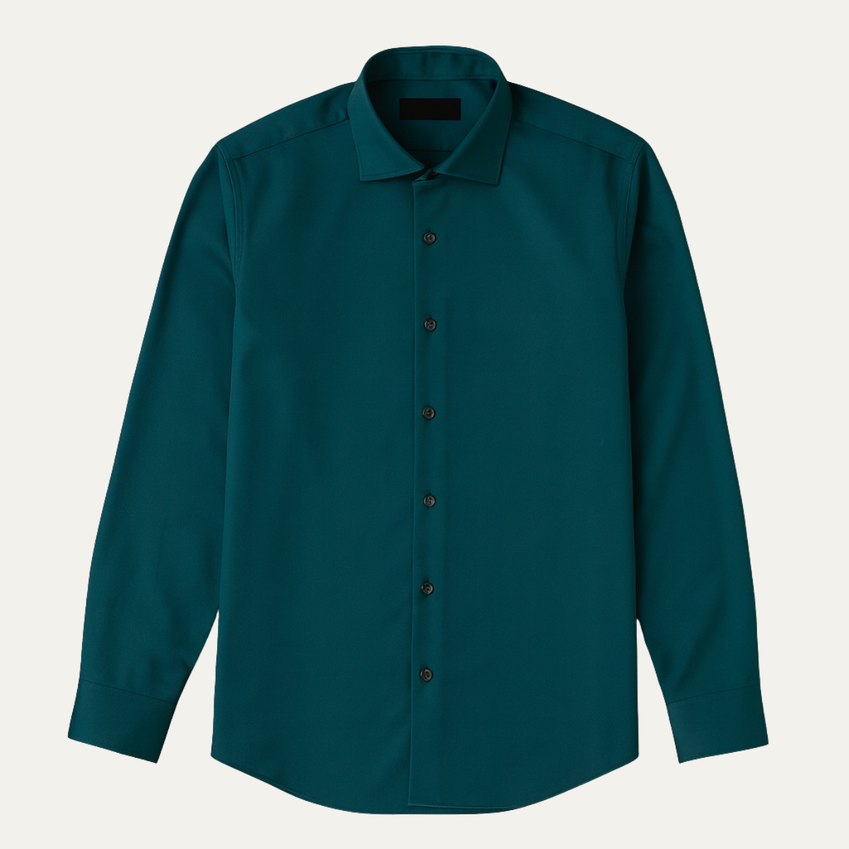 Finn | Men's Dress Shirt Teal Long Sleeve Fitted