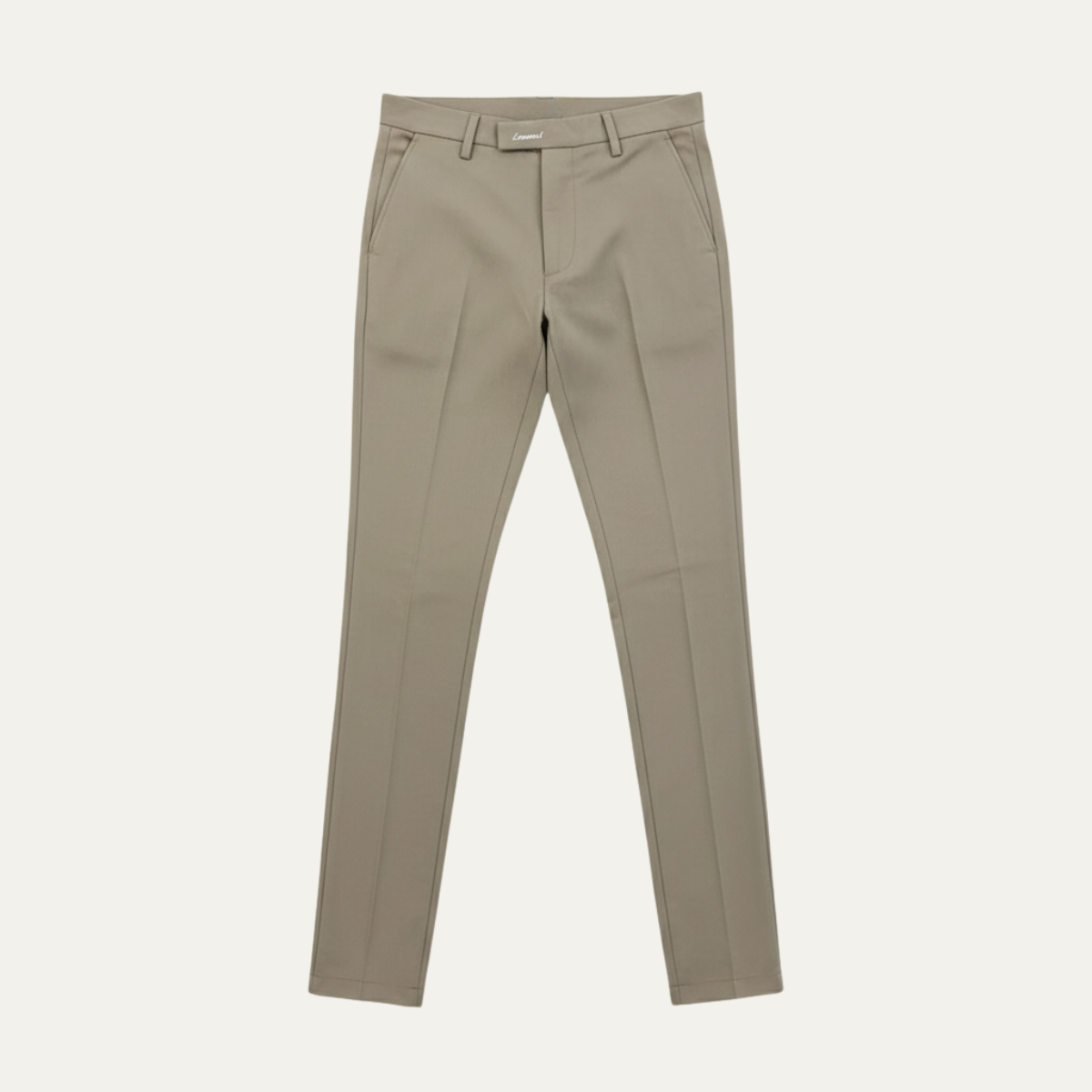Sage | Men's Slim Fit Dress Pants Beige