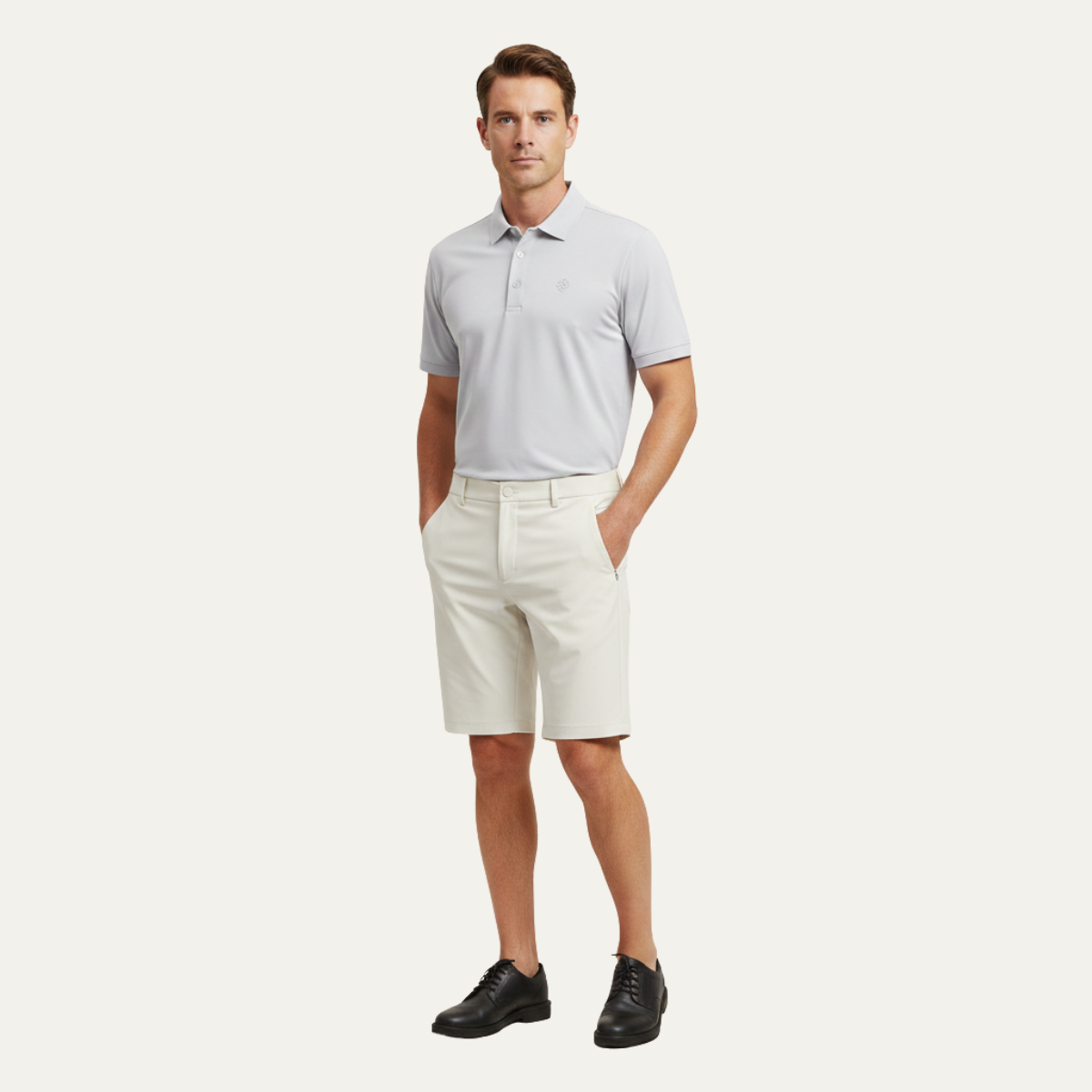 Beau | Men's Tailored Shorts Gray