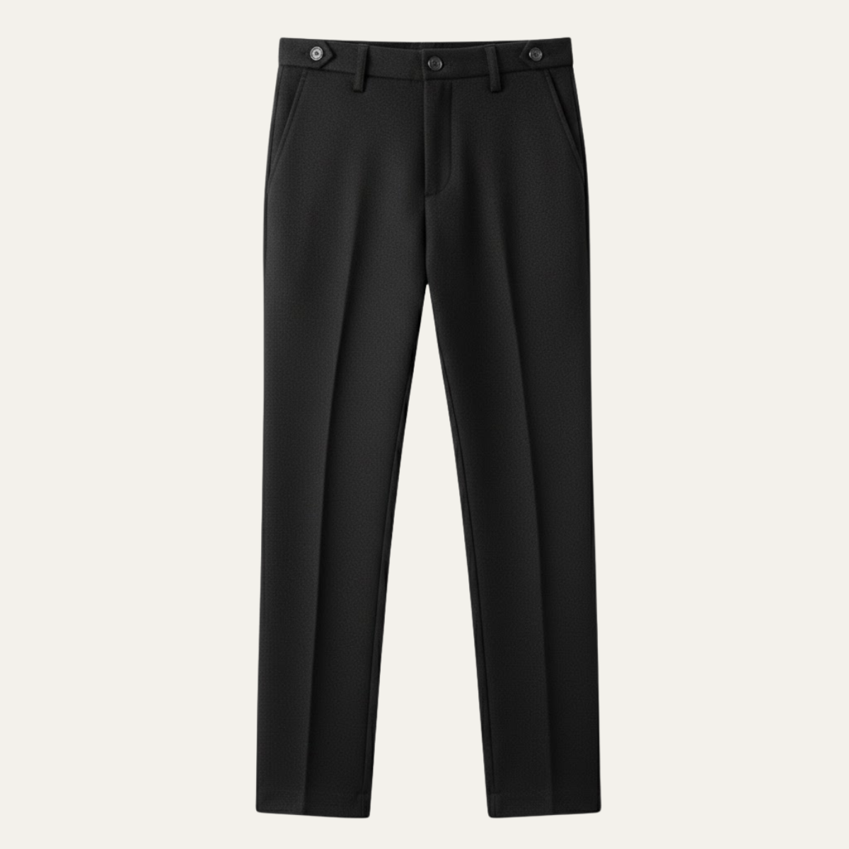 Seth | Men's Slim Fit Dress Pants Cream Tailored
