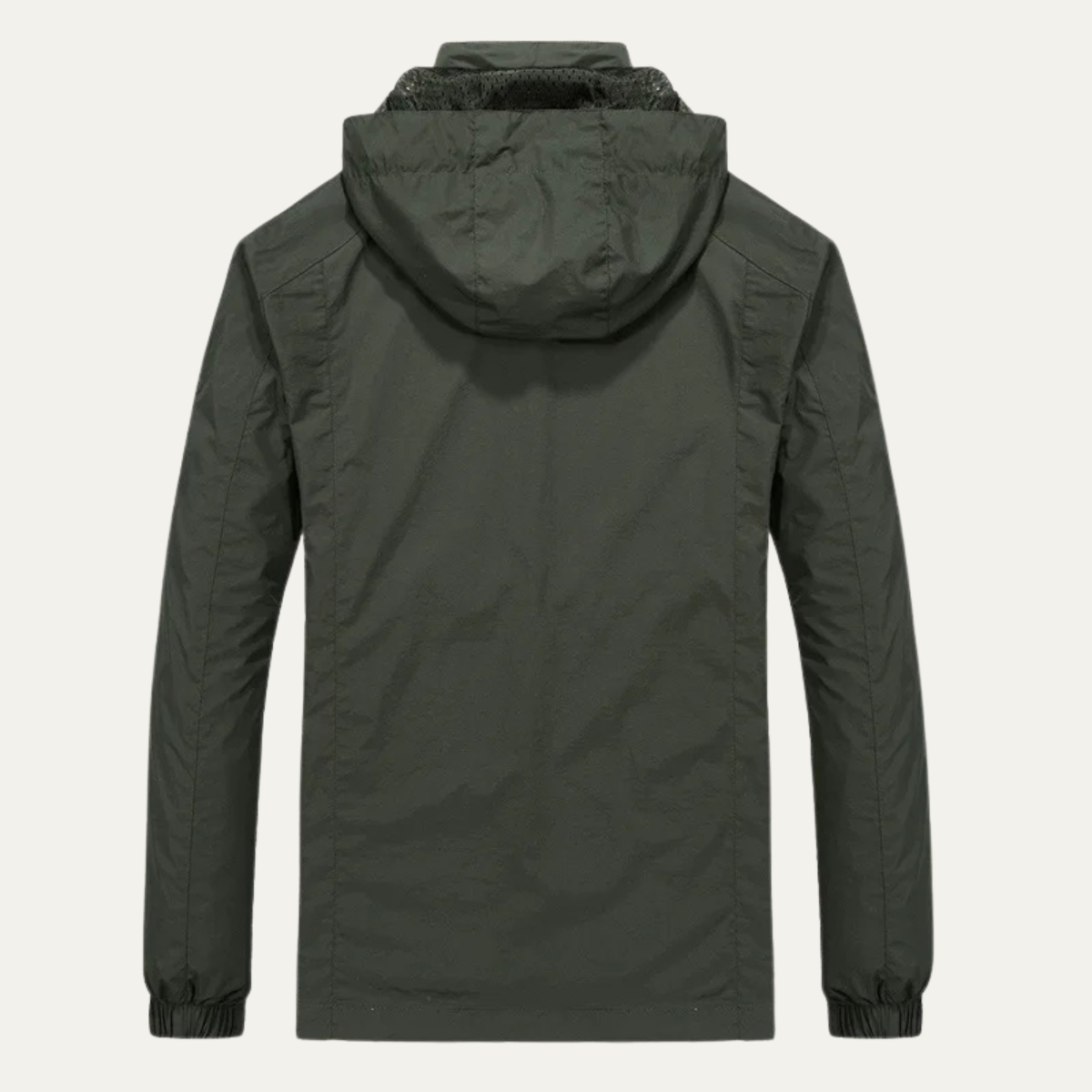 Ada | Men's Waterproof Rain Jacket Hooded Gray Windbreaker