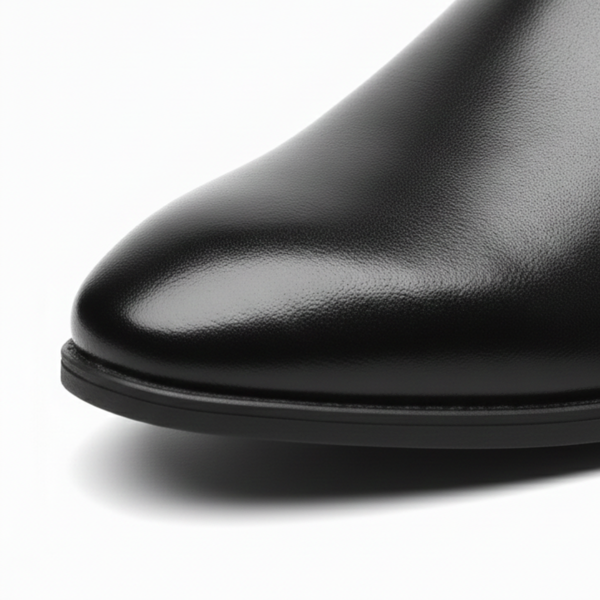 Kade | Men's Pointed Toe Leather Chelsea Boots Black
