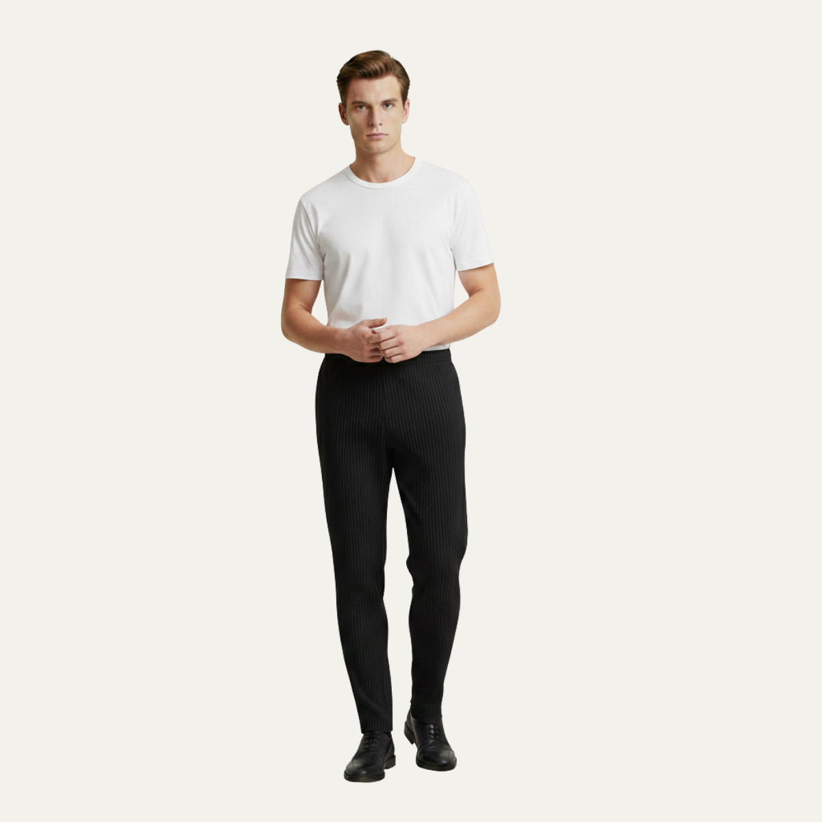 Sage | Men's Lightweight Pleated Dress Pants Gray