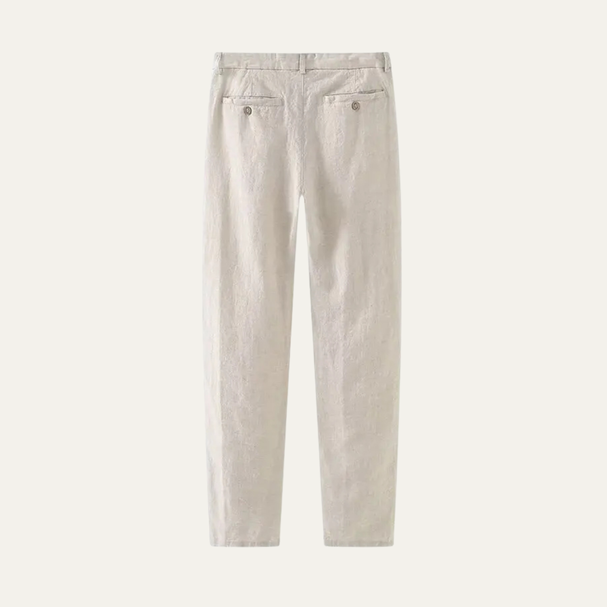 Knox | Men's Linen Pants Cream Relaxed Fit
