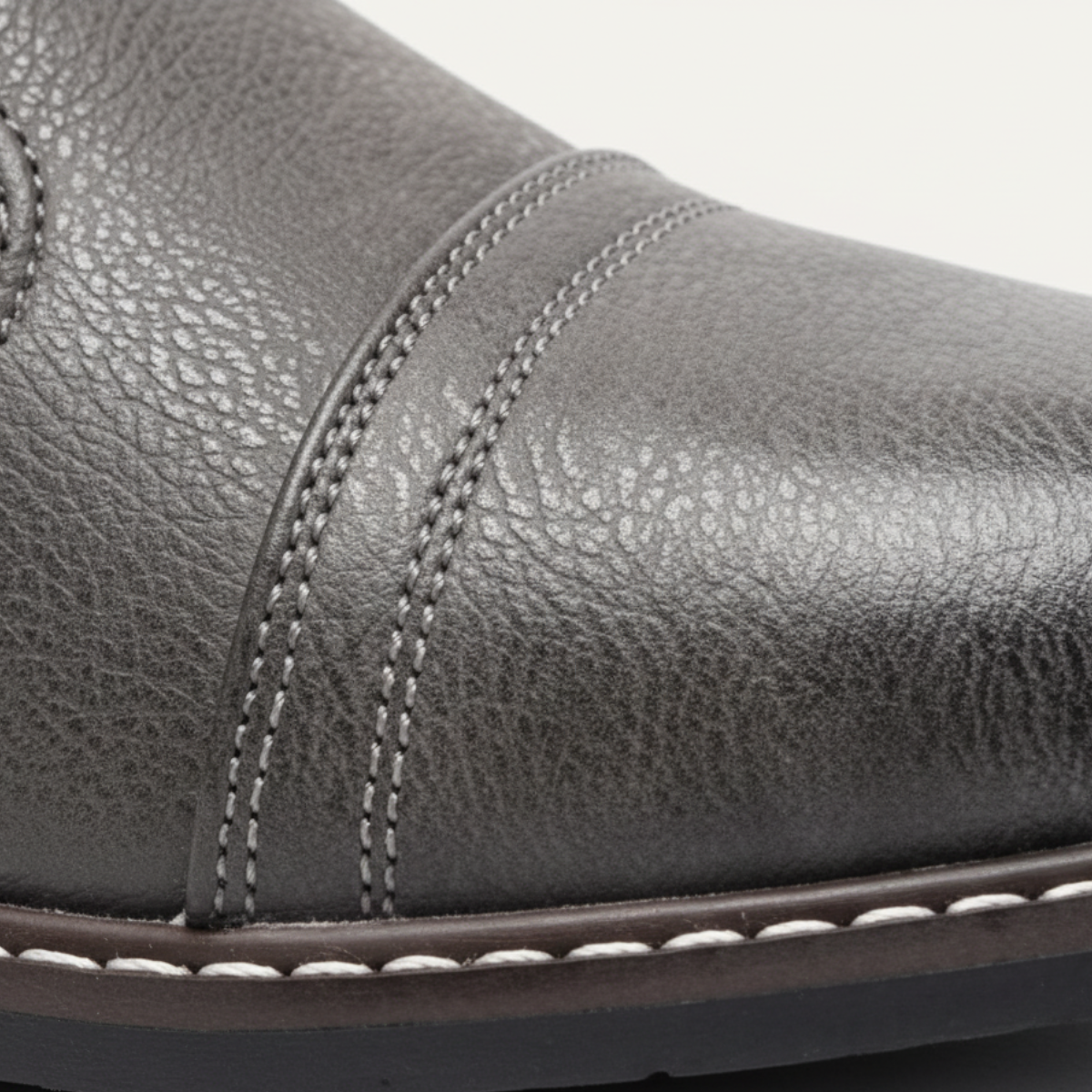 Blake | Men's Leather Lace Up Ankle Boots Gray