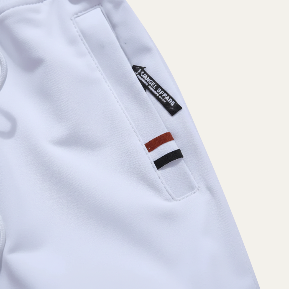Axel | Men's Casual Cargo Shorts White