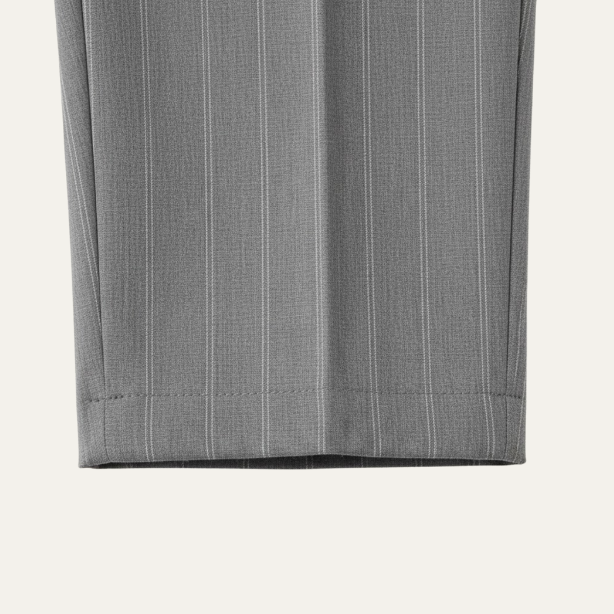 Cruz | Men's Slim Fit Dress Pants Gray Pinstripe