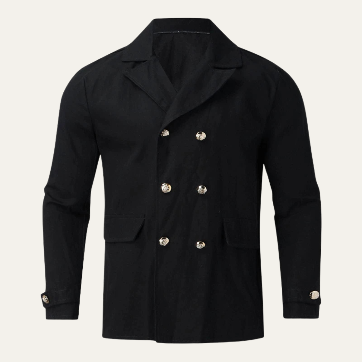 Wyatt | Men's Double Breasted Blazer Navy