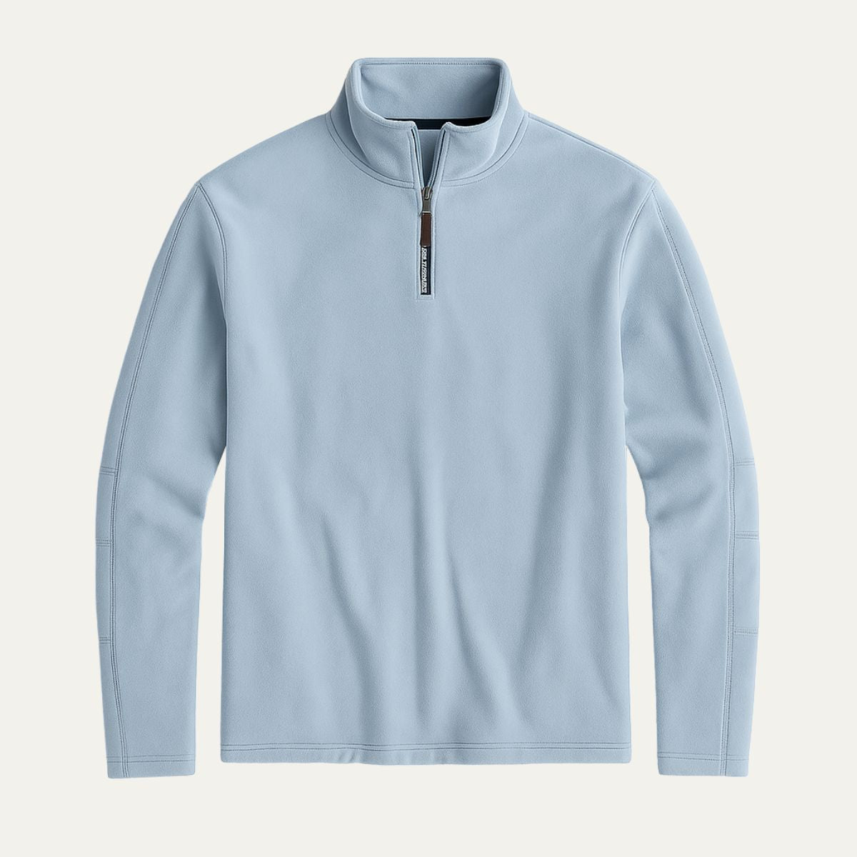 Bram | Men's Quarter Zip Sweater Light Blue
