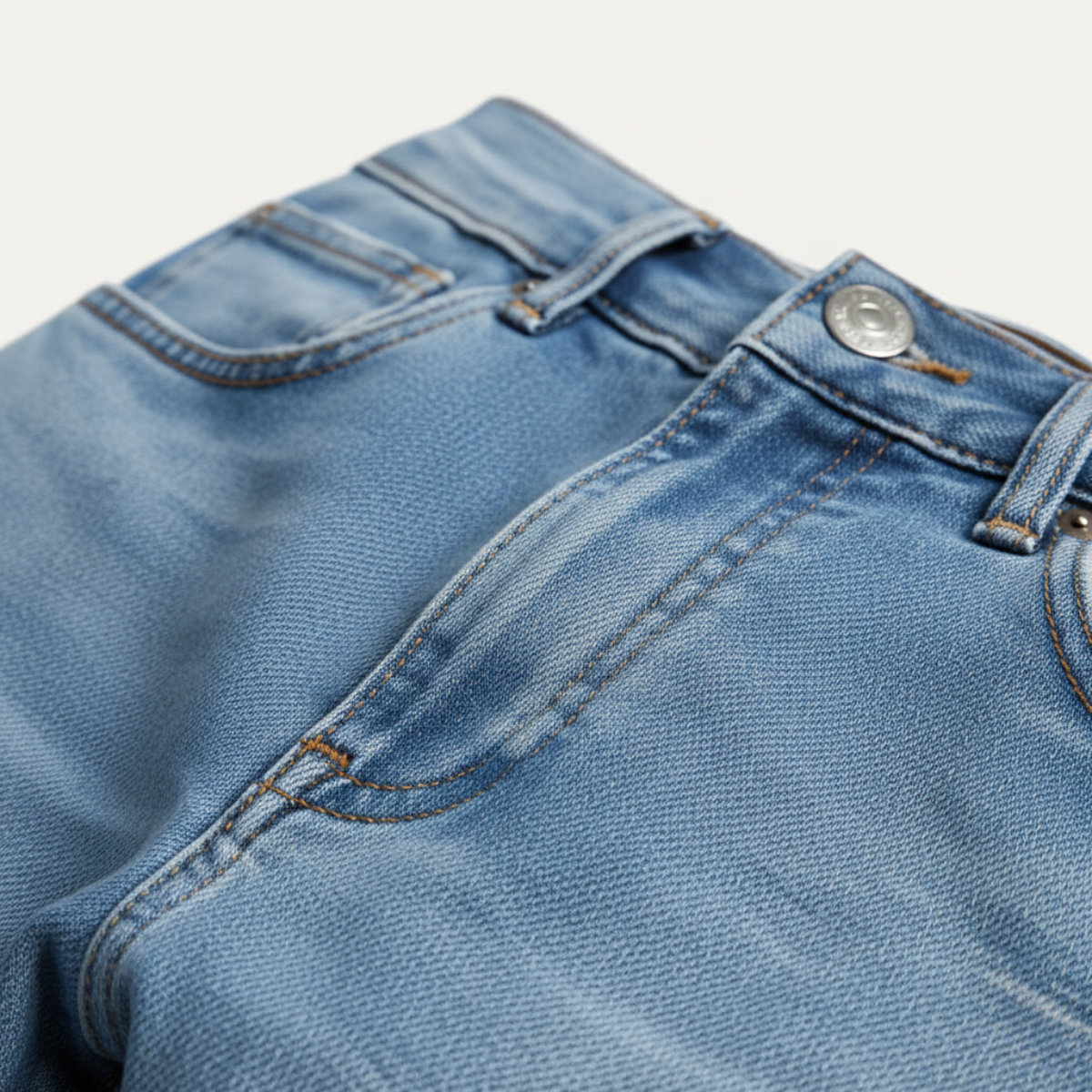 Jude | Men's Slim Fit Jeans Light Blue Stretch