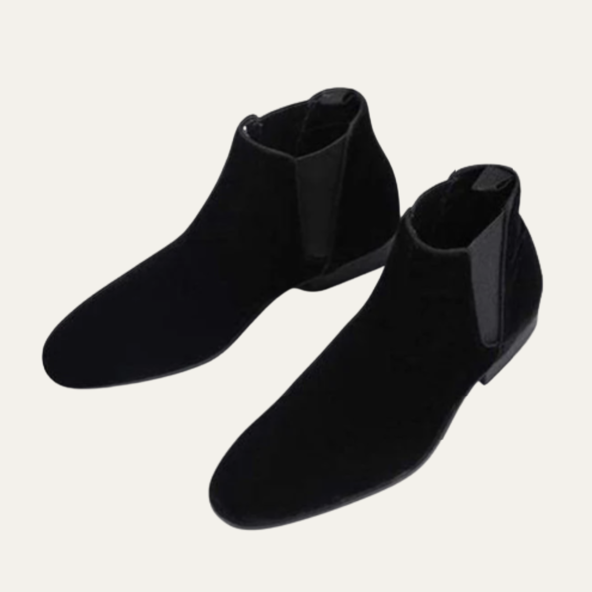 Axel | Men's Suede Chelsea Ankle Boots Black