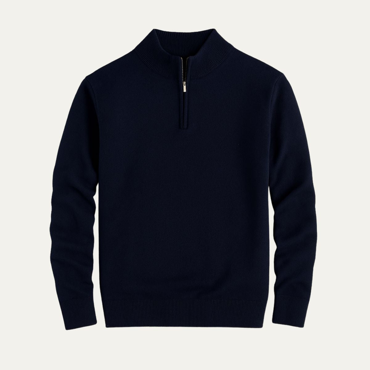 Nash | Men's Quarter Zip Sweater Gray