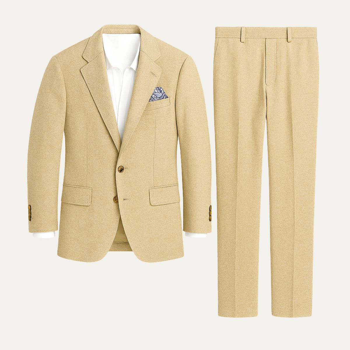 Axel | Men's Gray Suit Two Piece Tailored Pants