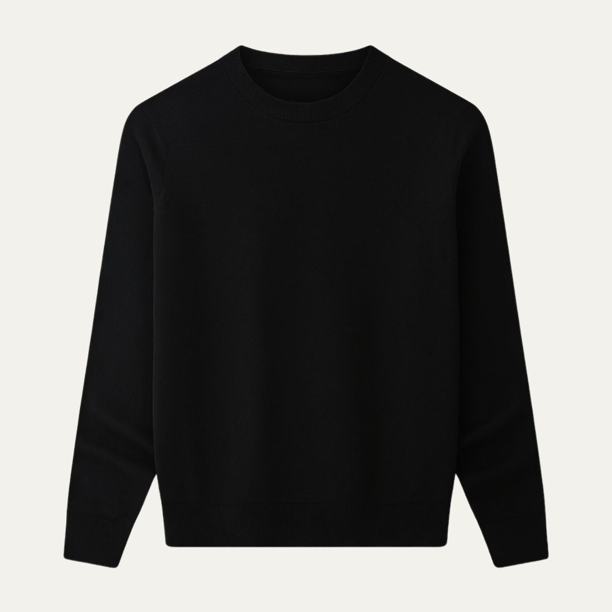 Nina | Men's Crew Neck Knit Sweater Navy Blue