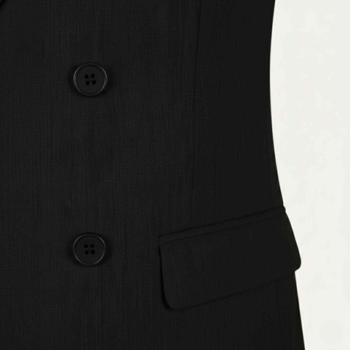 Ezra | Men's Double Breasted Blazer Navy Pinstripe