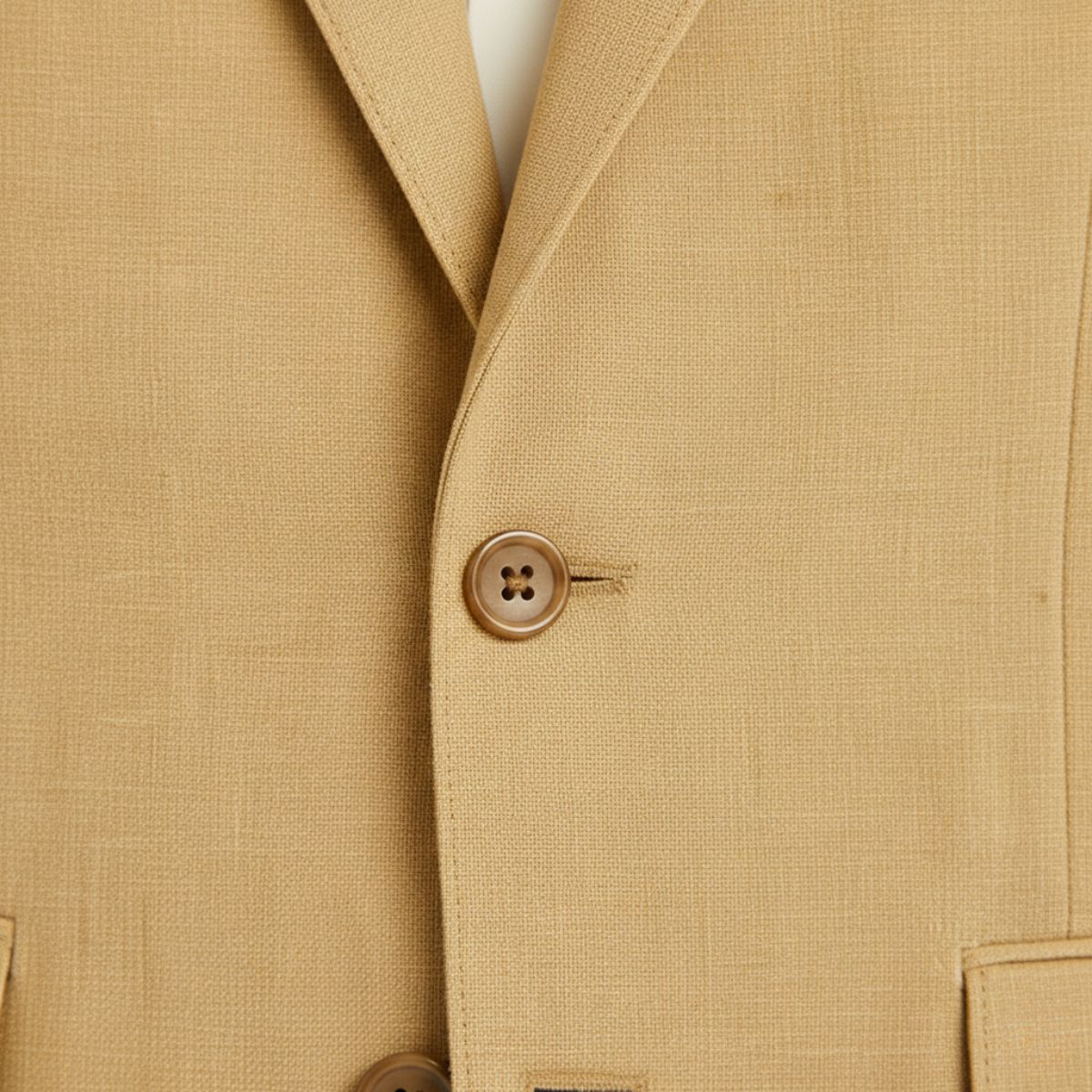 Paloma | Men's Tailored Linen Suit Camel Two Piece